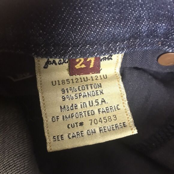 7 For All Mankind Crop Jeans Womens Sz 27 Mia Cuffed Embroidered Distressed USA - Picture 4 of 7